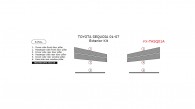 Toyota Sequoia 2001, 2002, 2003, 2004, 2005, 2006, 2007, Exterior Kit, 6 Pcs.