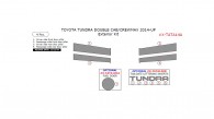 Toyota Tundra 2014, 2015, 2016, 2017, 2018, 2019, 2020, 2021, Exterior Kit (Double Cab/CrewMax), 4 Pcs.