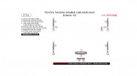 Toyota Tacoma 2005-2015, Exterior Kit (Double Cab), 15 Pcs.