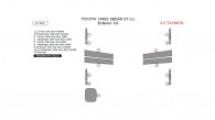 Toyota Yaris 2007, 2008, 2009, 2010, 2011, Exterior Kit, 13 Pcs.