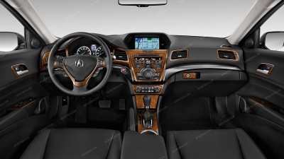 Acura ILX 2013, 2014, 2015, With Navigation System, With Automatic Transmission, Full Interior Kit, 45 Pcs.