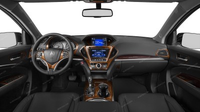 Acura MDX 2014-2015, Full Interior Kit, 35 Pcs., Match OEM