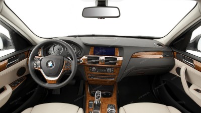 BMW X3 2011, 2012, 2013, 2014, 2015, 2016, 2017, Over OEM Kit, Full Interior Kit, 67 Pcs.