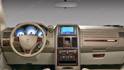 Dodge Caravan 2008, 2009, 2010, With Triple Zone Climate Control, Main Interior Kit, 31 Pcs.