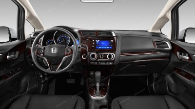 Honda Fit 2015, 2016, 2017, 2018, Full Interior Kit, 76 Pcs.