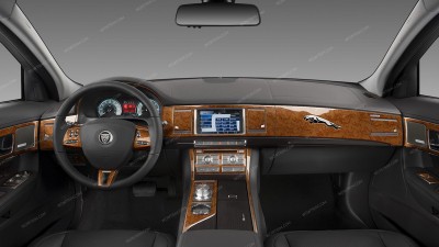 Jaguar XF 2009, 2010, 2011, Main Interior Kit, 46 Pcs.