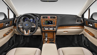 Subaru Legacy/Outback 2015, 2016, 2017, For Models Without OEM Wood, Full Interior Kit, 63 Pcs.