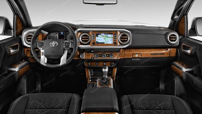 Toyota Tacoma Double Cab 2016, 2017, 2018, Full Interior Kit, 82 Pcs.