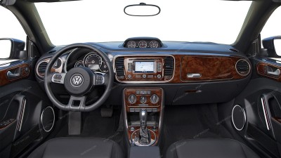 Volkswagen Beetle 2012, 2013, 2014, 2015, Full Interior Kit, 45 Pcs.