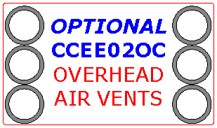Cadillac Escalade 2003, 2004, 2005, 2006, Interior Kit, Optional Overhead Air Vents, 6 Pcs. dash trim kits options