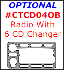 Chevrolet Colorado 2004, 2005, 2006, 2007, 2008, 2009, 2010, 2011, 2012, GMC Canyon 2005-2012, Interior Kit, Optional Radio With 6 CD Changer, 1 Pcs. dash trim kits options