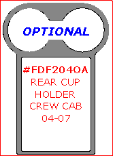 Ford F-250, F-550 1999, 2000, 2001, 2002, 2003, 2004, Crew Cab, With Rear Bench Seat, Interior Kit, Optional Rear Cup Holder, 1 Pc dash trim kits options