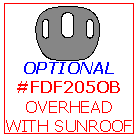 Ford F-250, F-550 2005, 2006, 2007, Interior Dash Kit, Optional Overhead Console With Sunroof,1 Pcs. dash trim kits options