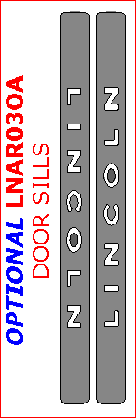 Lincoln Aviator 2003, 2004, 2005, 2006, Interior Dash Kit, Optional Door Sills, 4 Pcs., Match OEM dash trim kits options