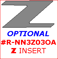 Nissan 350Z 2003, 2004, 2005 (Right Hand Drive), Interior Dash Kit, Optional Z Insert, 1 Pcs. dash trim kits options