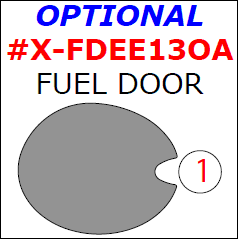 Ford Escape 2013, 2014, 2015, 2016, 2017, 2018, 2019 Exterior Kit, Interior Dash Kit, Interior Kit, Optional Fuel Door, 1 Pcs. dash trim kits options