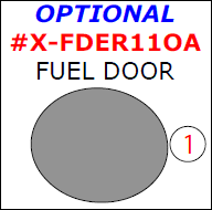 Ford Explorer 2011, 2012, 2013, 2014, 2015, 2016, 2017, Exterior Kit, Interior Kit, Optional Fuel Door, 1 Pcs. dash trim kits options