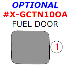 GMC Terrain 2010, 2011, 2012, 2013, 2014, 2015, 2016, 2017, Exterior Kit, Optional Fuel Door, 1 Pcs. dash trim kits options