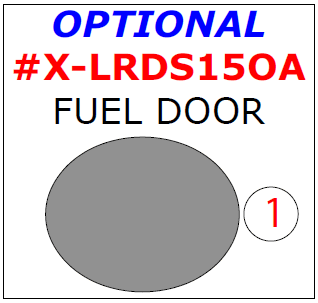 Land Rover Discovery Sport 2015, 2016, 2017, Exterior Kit, Optional Fuel Door, 1 Pcs. dash trim kits options