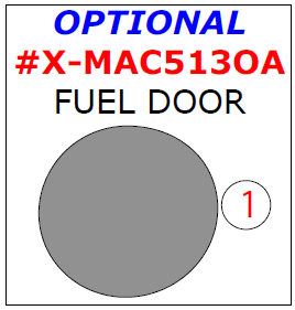 Mazda CX-5 2013, 2014, 2015, 2016.5, Exterior Kit, Optional Fuel Door, 1 Pcs. dash trim kits options