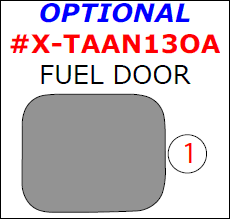 Toyota Avalon 2013, 2014, 2015, 2016, 2017, 2018, Exterior Kit, Optional Fuel Door, 1 Pcs. dash trim kits options