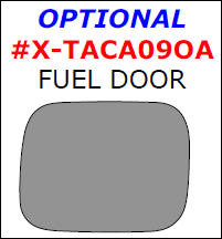 Toyota Corolla 2009, 2010, 2011, 2012, 2013, Exterior Kit, Optional Fuel Door, 1 Pcs. dash trim kits options