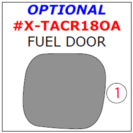 Toyota C-HR 2018-2025, Exterior Kit, Optional Fuel Door, 1 Pcs. dash trim kits options