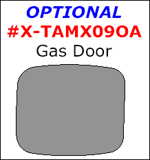 Toyota Matrix 2009, 2010, 2011, 2012, 2013, 2014, 2015, Exterior Kit, Optional Gas Door, 1 Pcs. dash trim kits options